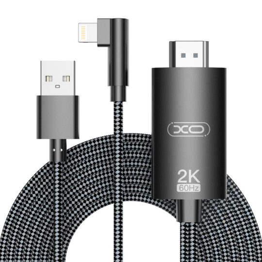 XO - GB008 Data Cable Lightning to HDMI +USB2K 1080P (USB Charging)