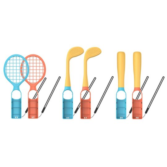 DOBE - 6 Piece Sports Set For Nintendo Switch Joy Pad