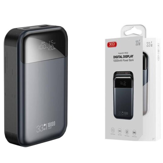 XO - PR232 Digital Display Power Bank 10000mAh 33W