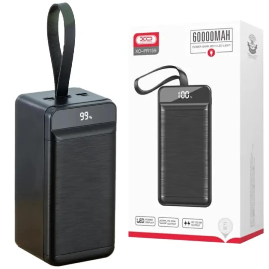 XO - PR159 60000mAh Power Bank With Led Light 22.5W