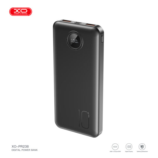 XO - PR238 Digital Power Bank 10000mAh 22.5W