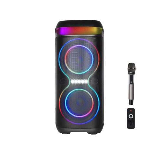 XO - F70 Portable Party Wireless Speaker With Wireless Mic Boombox P.M.P.O 4000W