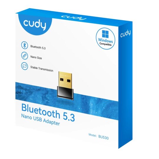 CUDY - Bluetooth 5.3 Nano USB Adapter BU530