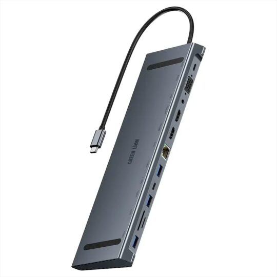 Green Lion - 12-in-1 4K HDMI Ethernet USB-C Hub