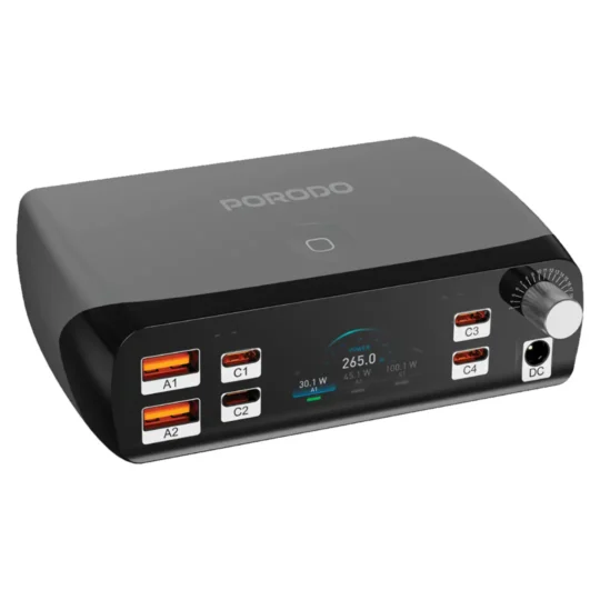 Porodo - PowerGate Smart Charging Station PD 100W 7 Port