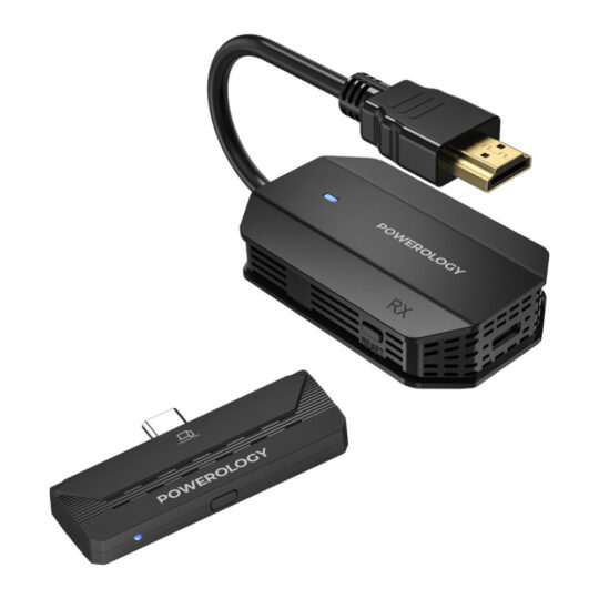 Powerology - Wireless HDMI Type-C Adapter Audio & Video