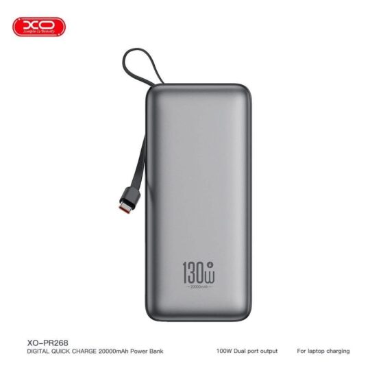 XO - PR268 Power Bank 20000mAh 130W