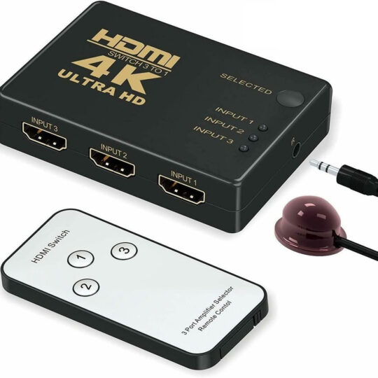 4K Ultra - HDTV Switch 3 To 1
