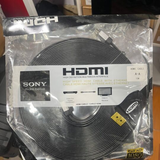 Sony - HDMI Cable Full HD 1080P 15M