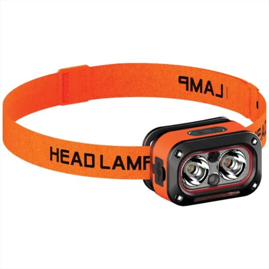 Porodo - Wave-Sensor Rechargeable LED Headlamp
