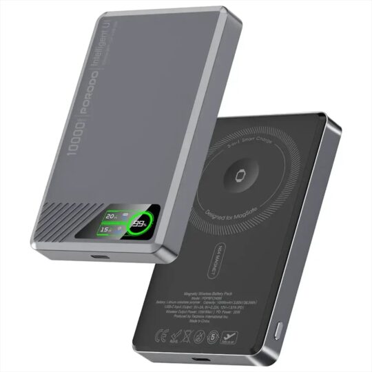 Porodo - SlimMag 10000mAh Magnetic Power Bank