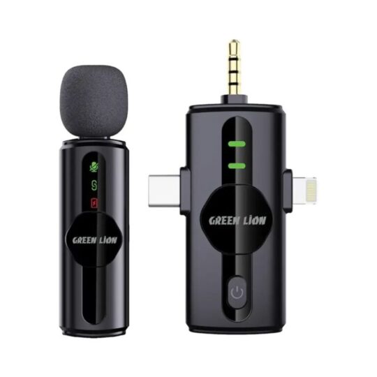 Green Lion - GM-79X Wireless Microphone 3 In 1