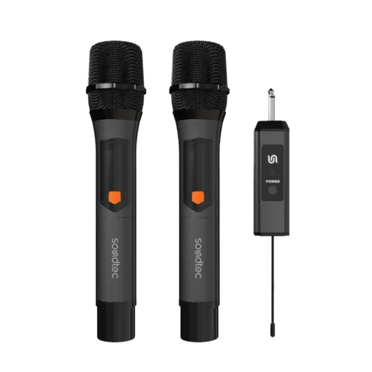 Porodo - Duo Mic Rechargeable Wireless Microphone