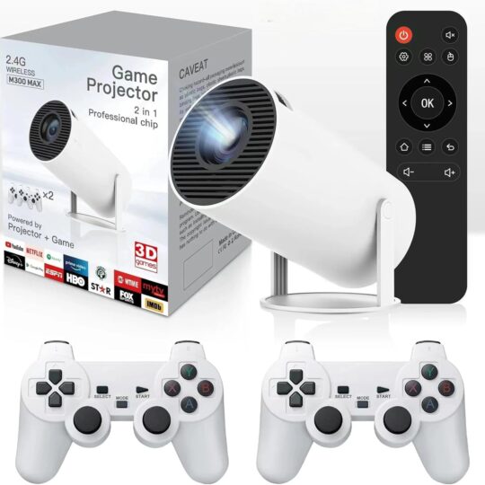 Game Projector - M300 Max 2 In 1 With 2 Controller