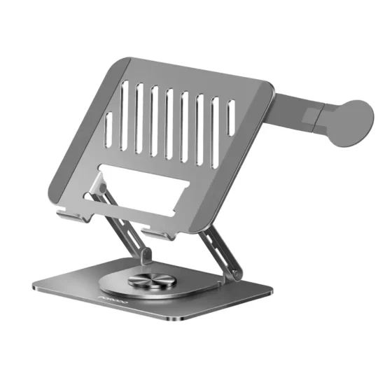 Porodo - Foldable 360 Dual-Use Laptop Stand With MagSafe Phone Holder